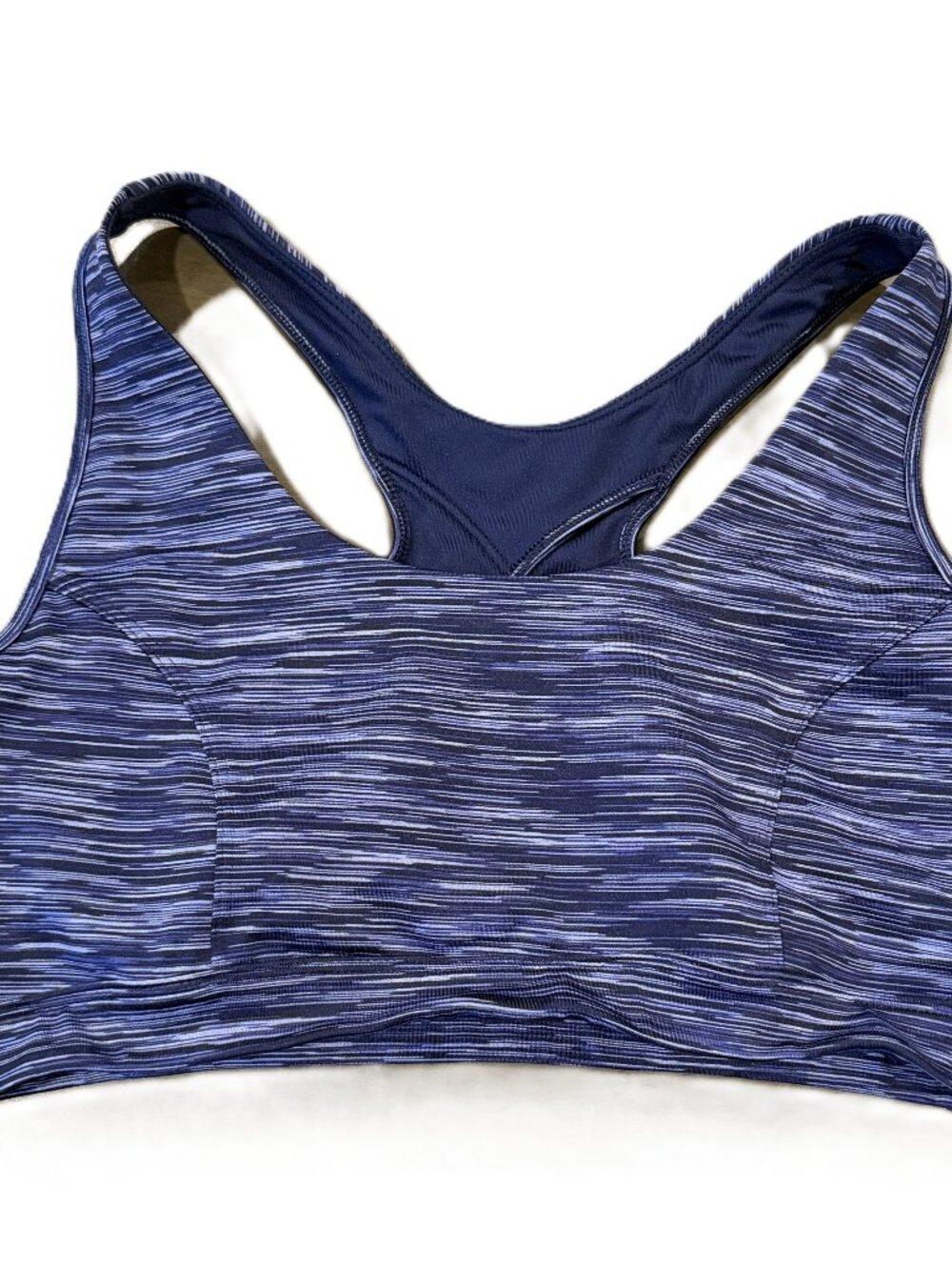 Tek Gear Women's Medium Support Racerback Sports Bra Navy XL Athletic Workout